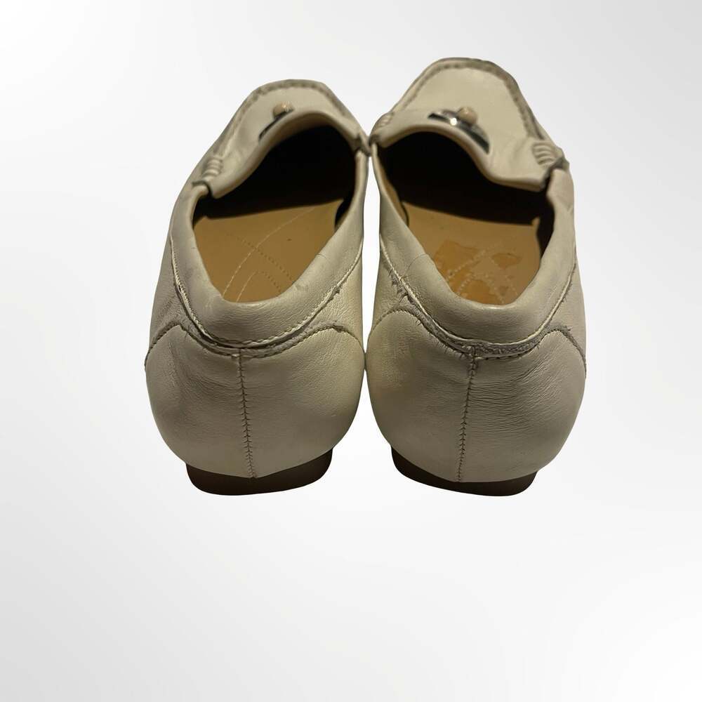 Naturalizer N5 Comfort Cream Leather Moccasin Loafers