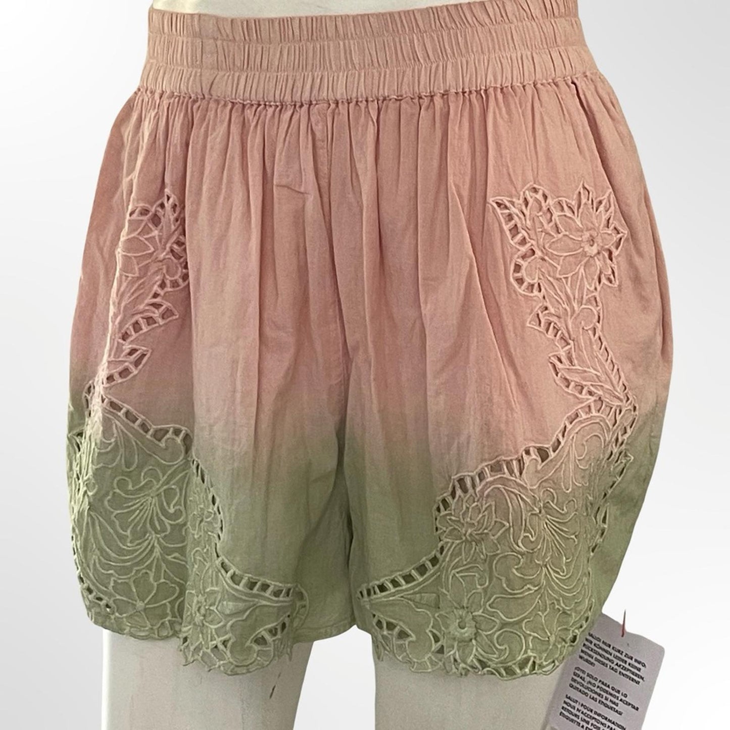 ASOS High Waist Pink and Green Shorts in size 4 NWT