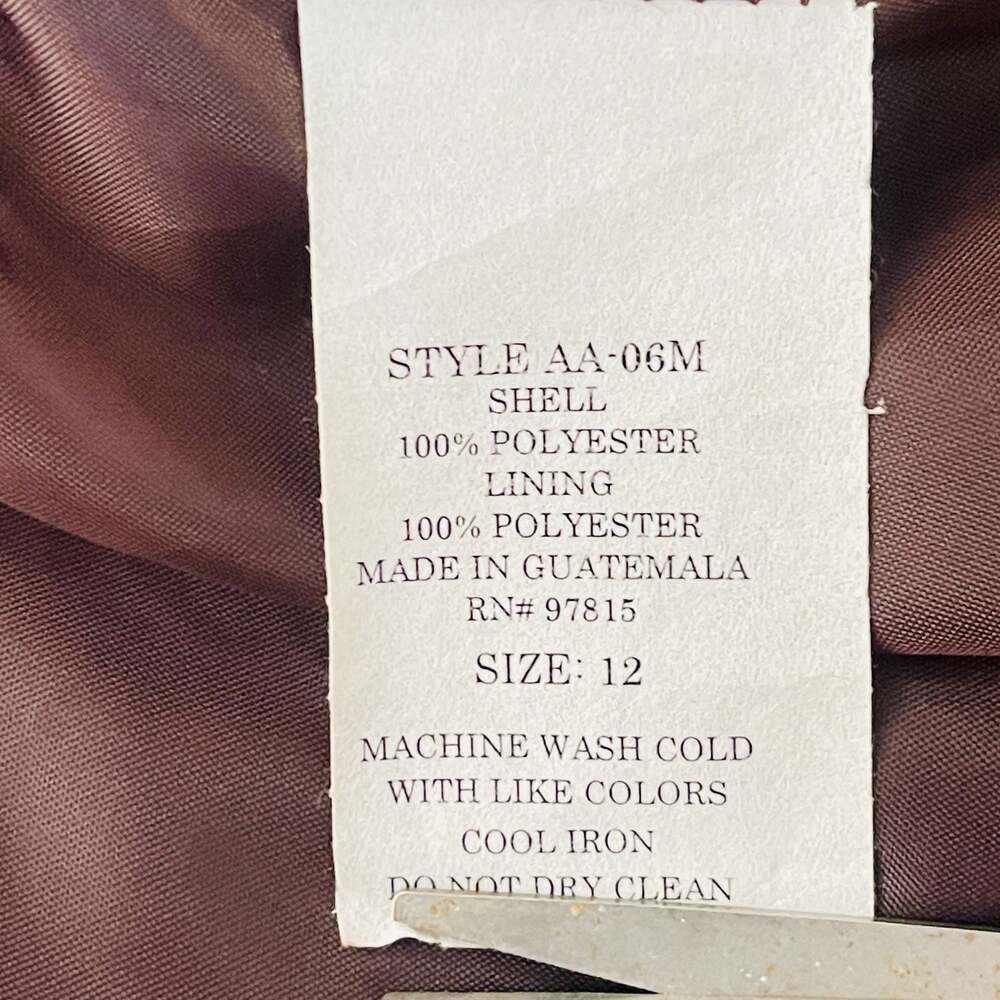 Christy Miller Suits Style AA-06M Women's Brown Two-Button Blazer Jacket