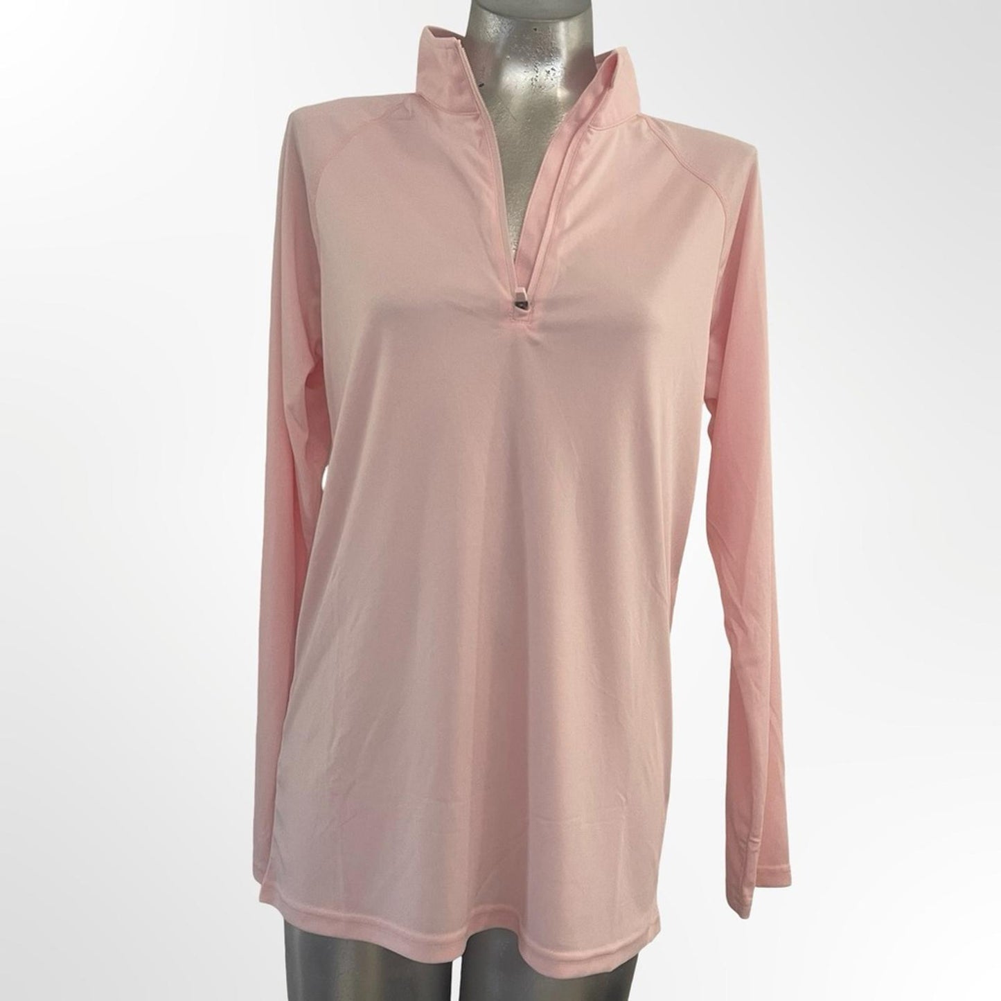 Women's Pink Sporty Long Sleeve Top