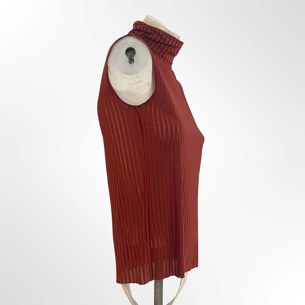& Other Stories Stockholm Atelier Sleeveless Striped Mock Neck Top