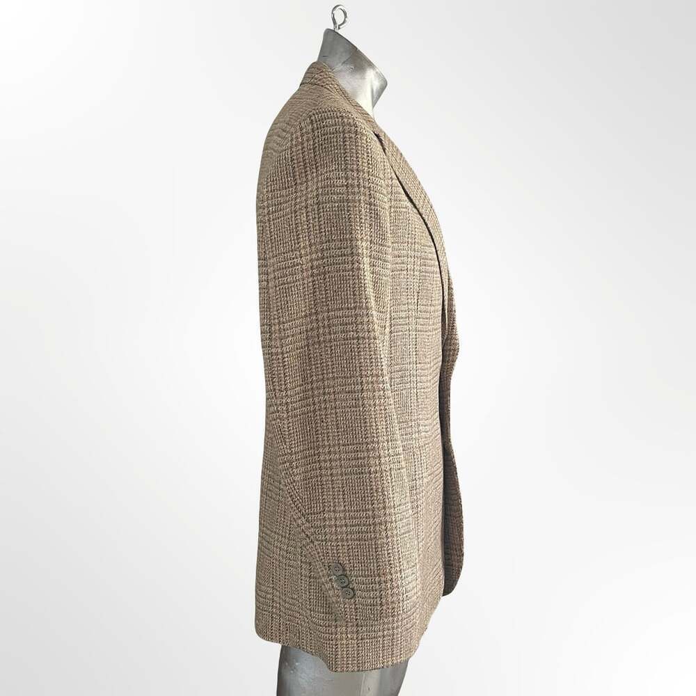 May Co Men's Store Brown Glen Plaid Sport Coat Size 38R