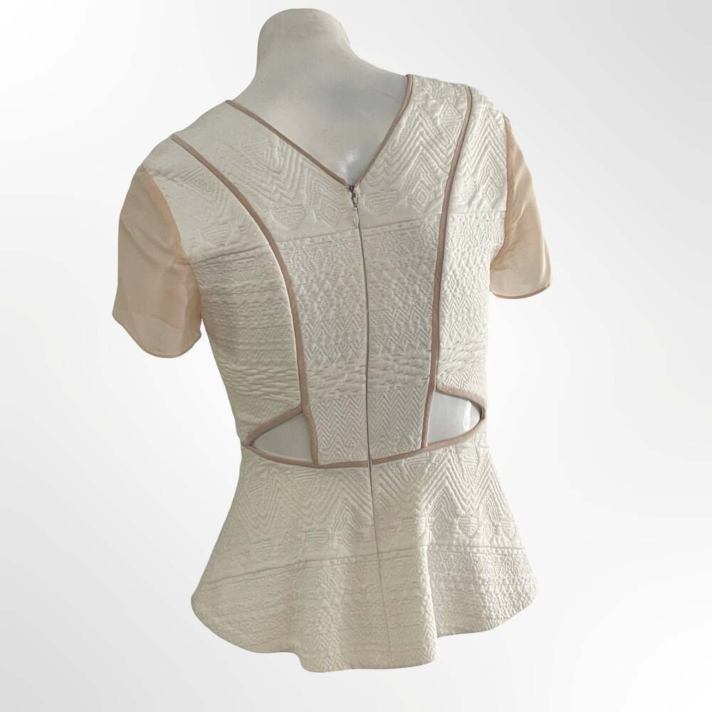 Rebecca Taylor short sleeve top size 2