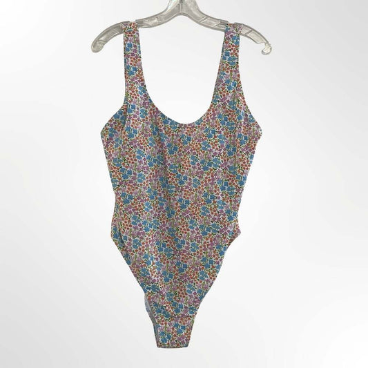 Cotton On Body Floral Ditsy Print Scoop Neck One-Piece Swimsuit
