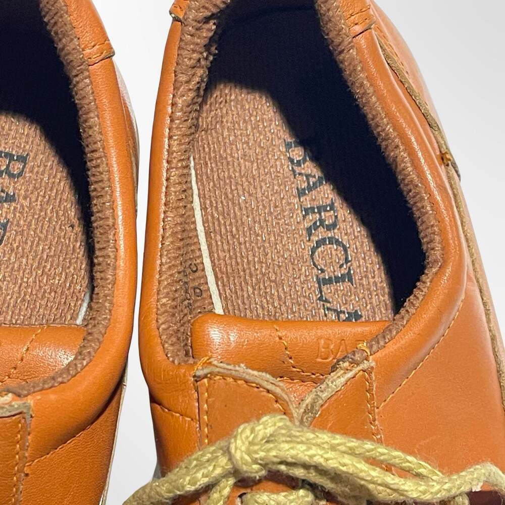 Vintage NWT Barclay Freesports Brown Leather Moc Toe Oxford