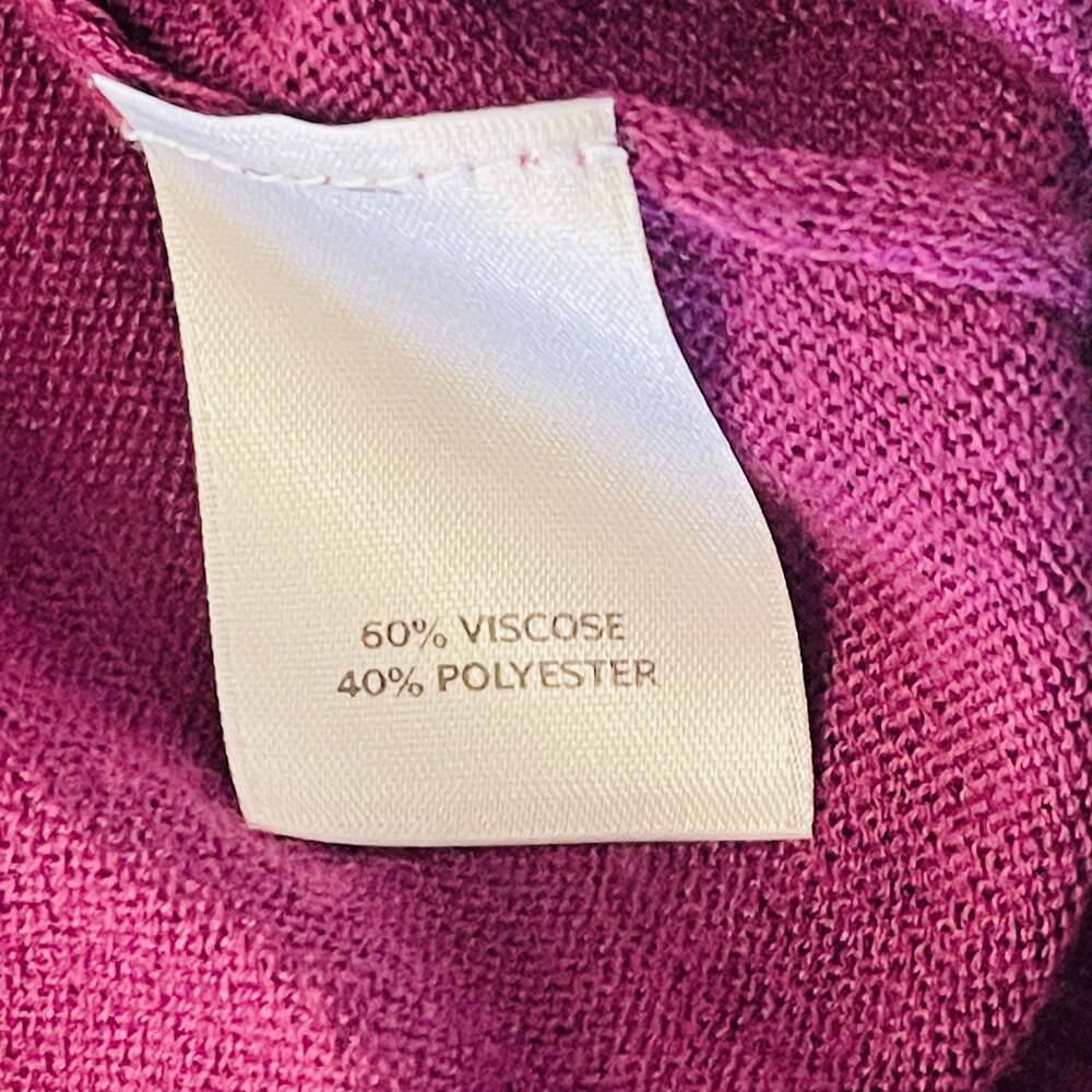 Halogen Wool Cashmere Boyfriend Cardigan Purple XS