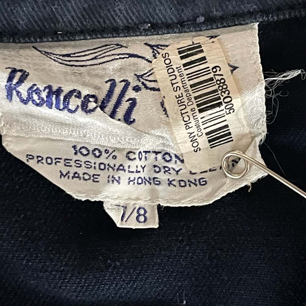 Vintage 1970s Roncelli Chevron Stripe Denim Blazer