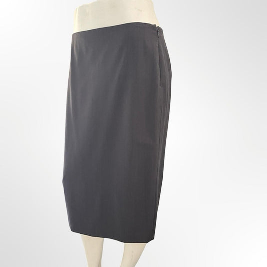 Elegant Gray Women's Skirt with 34 size waist