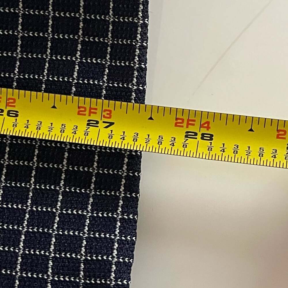 Bodin Knits Vintage Check Pattern Blazer Jacket with Front Patch Pockets