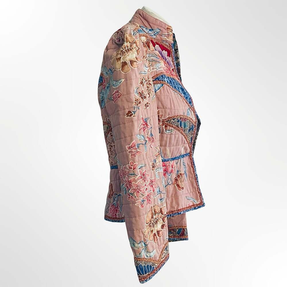 Vicki Lynn Bardon Sutles and Sewinds Limited Quilted Floral Jacket