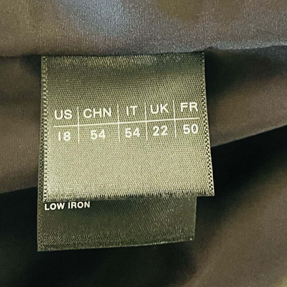Lafayette 148 New York Women's Black Wool Pencil Skirt, Size 18