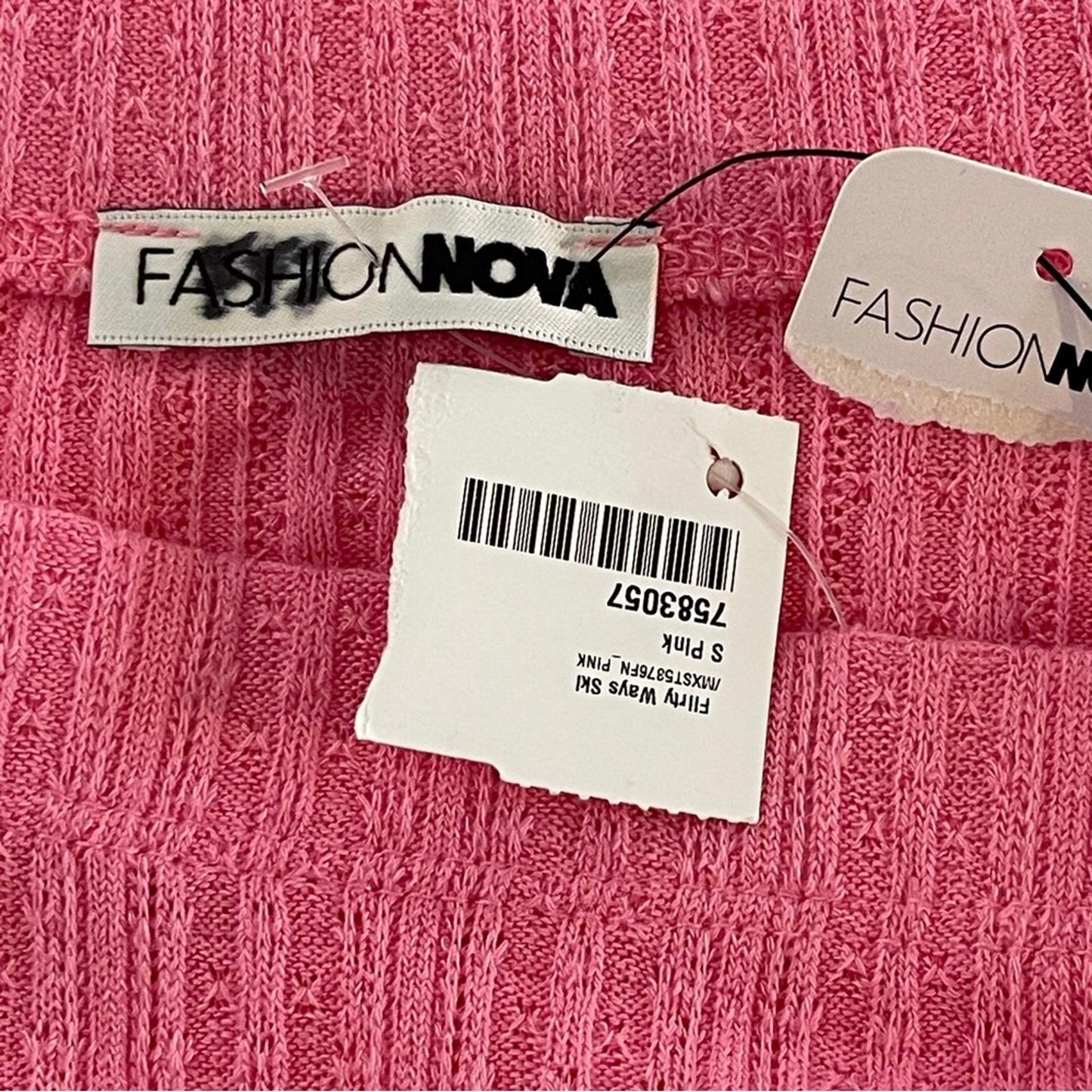 Fashion Nova Pink Ruffled Women's Skirt