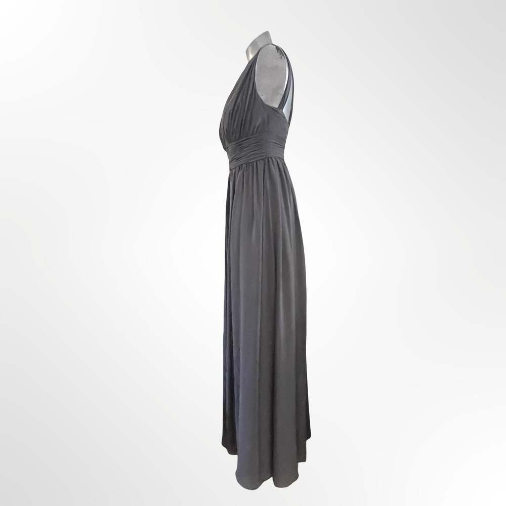 AW.BRIDAL Women's One-Shoulder Chiffon Formal Bridesmaid Maxi Dress