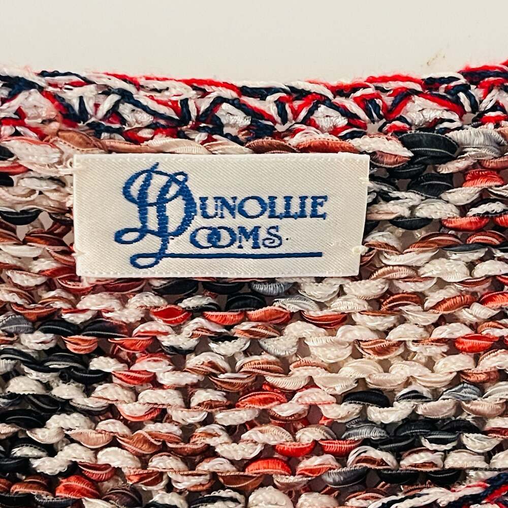 Dunollie Looms Multi-Color Knit Button Cardigan