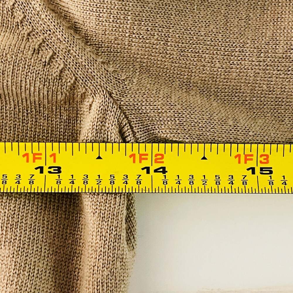 Vintage Brown Knit Tie-Waist Cardigan Sweater
