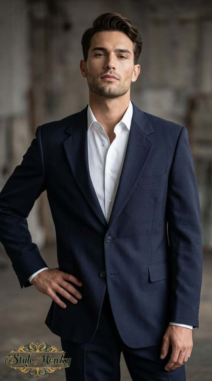 Saville Row Royal Fashion Clothes Designer Collection Men's Suit Jacket