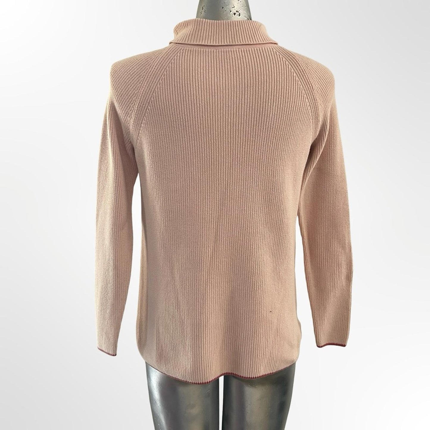Talbots Women's Cowl Neck Sweater - Light Pink