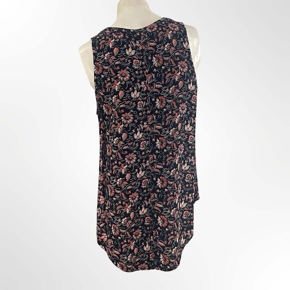 Sanctuary Floral Print Sleeveless Tie-Front Tank Top XS