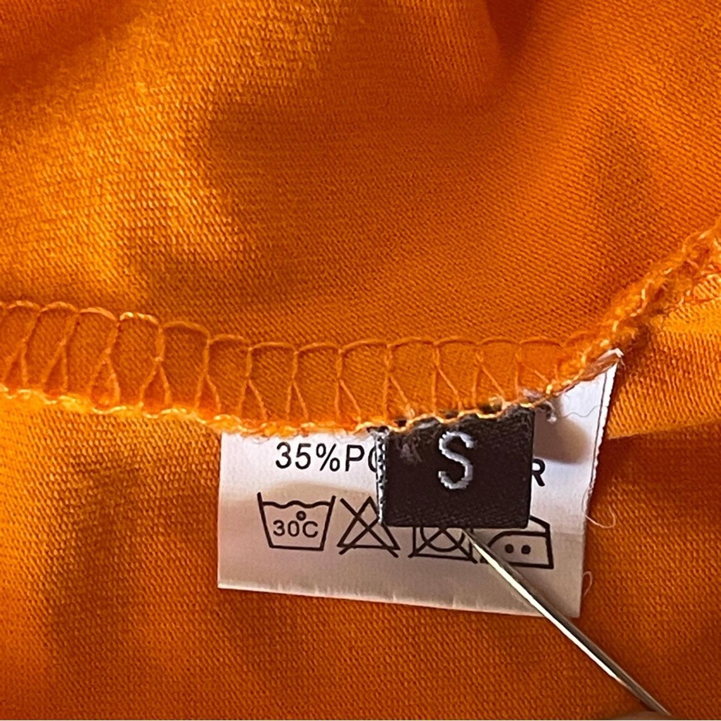 Women's Square Neck Crop Tank Top - Orange