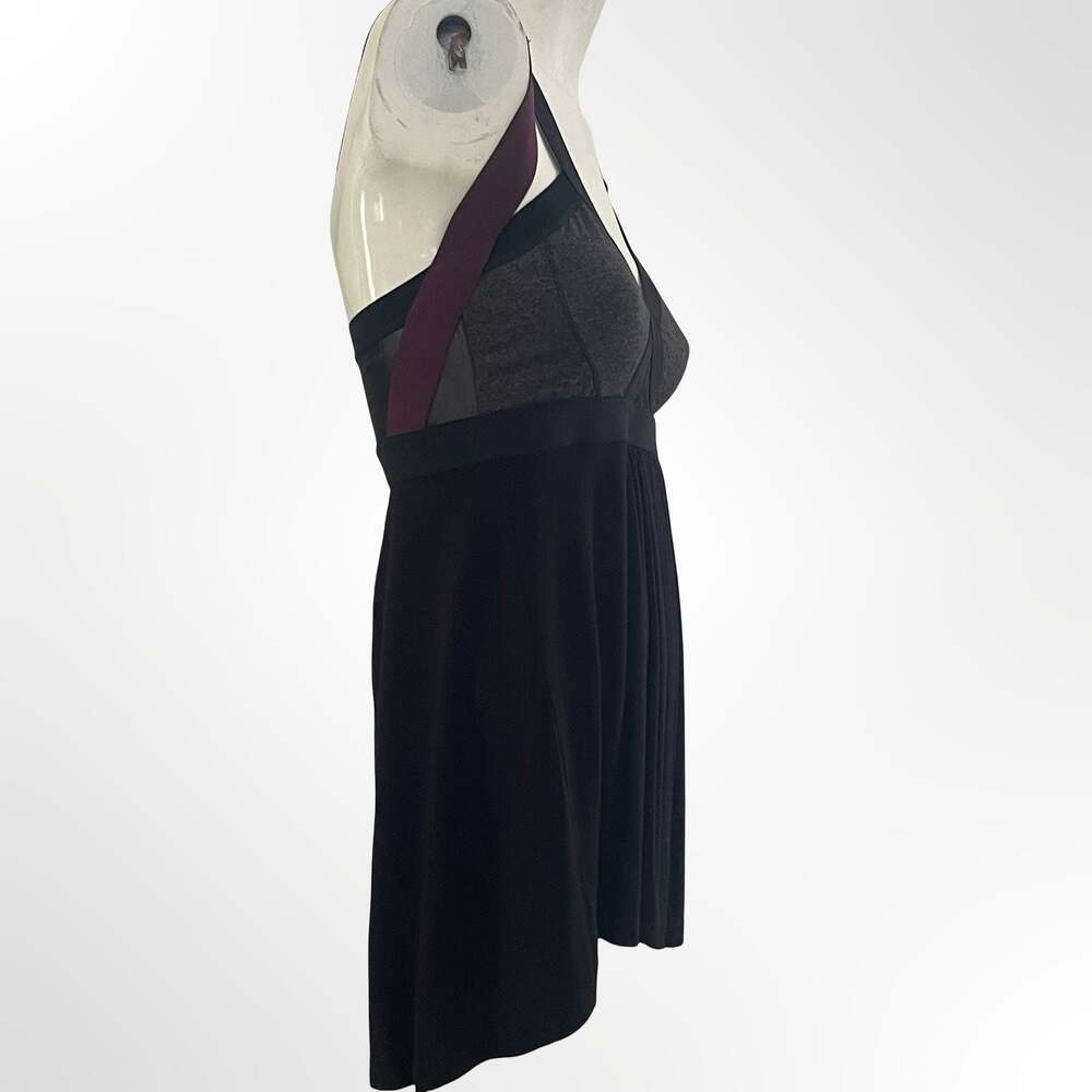 VPL Convexity Breaker Sleeveless Dress in Black with Charcoal