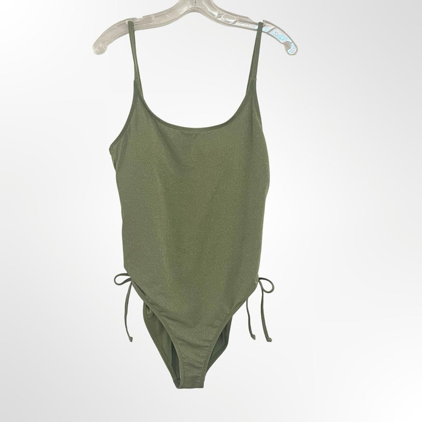 Salt + Cove Olive Green One-Piece Swimsuit in Size L NWT