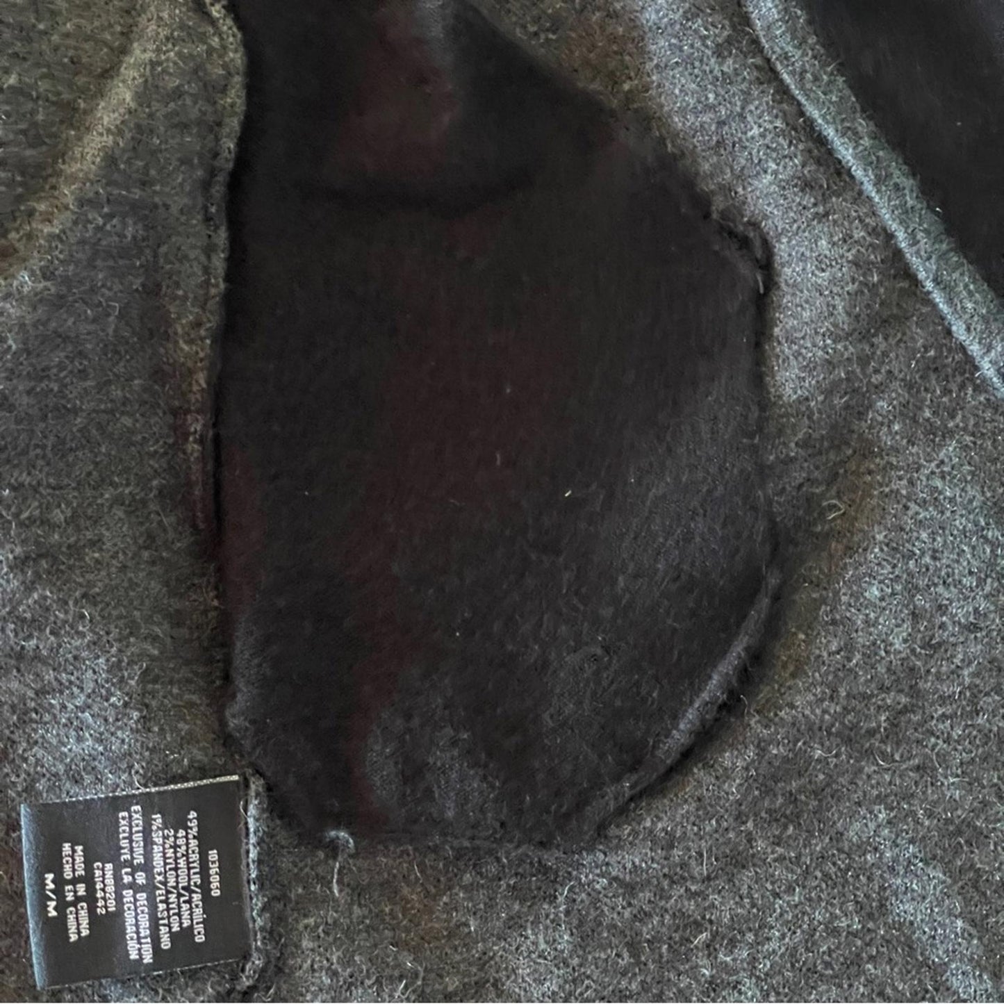 Blanc Noir Black Cardigan in Medium