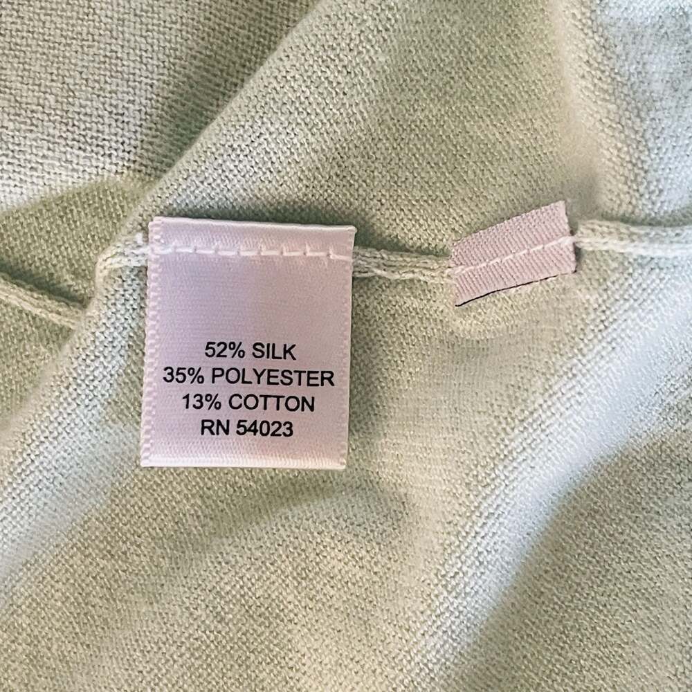 Banana Republic Light Green V-Neck Button-Front Cardigan Sweater Size XS