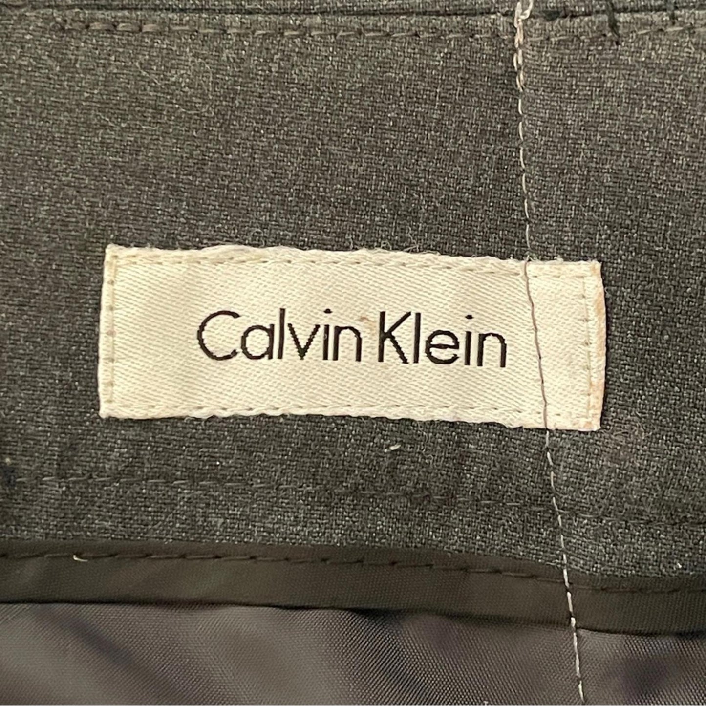 Calvin Klein Classic Black Pencil Skirt in size P