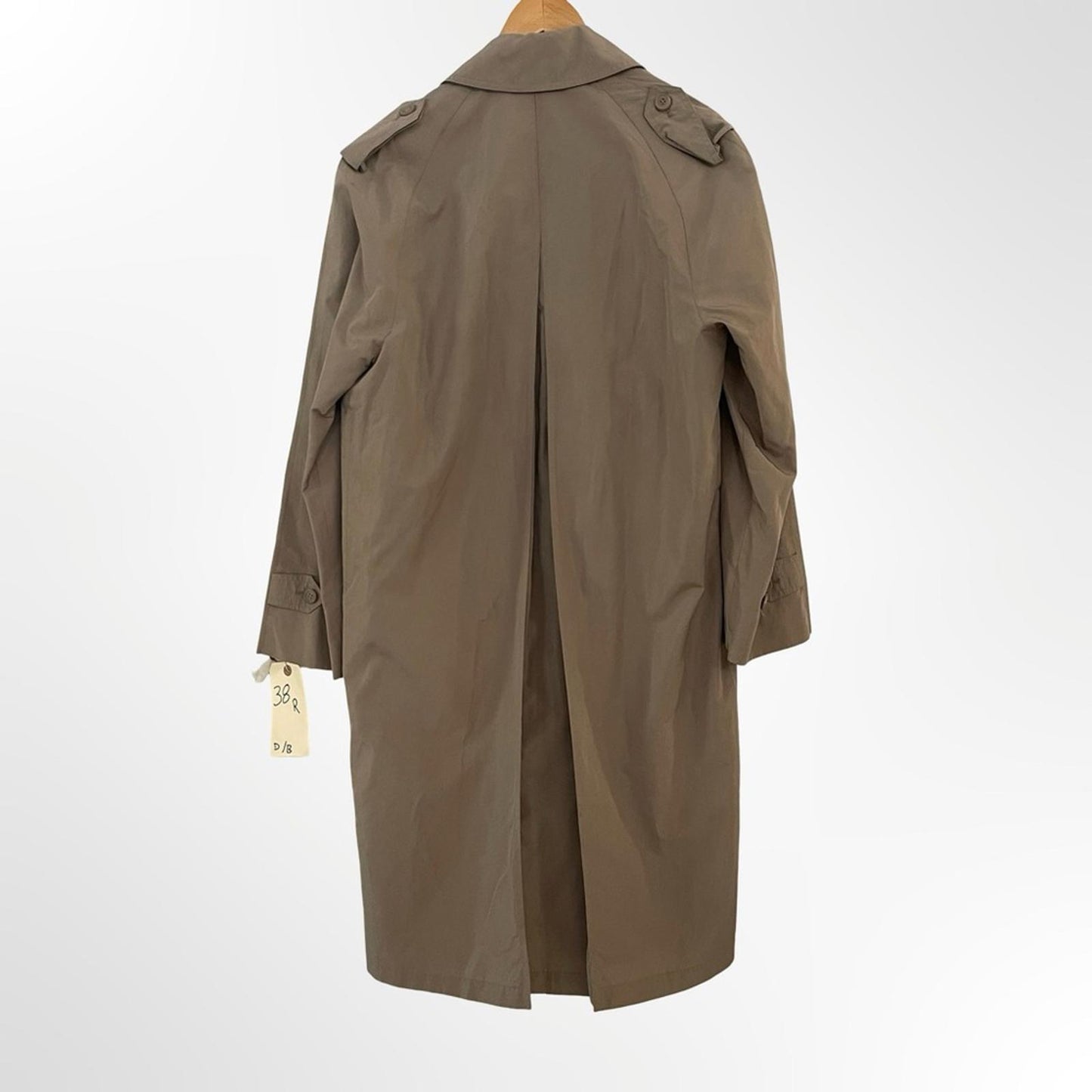 Men's Double-Breasted Trench Coat - folds in carry pack
