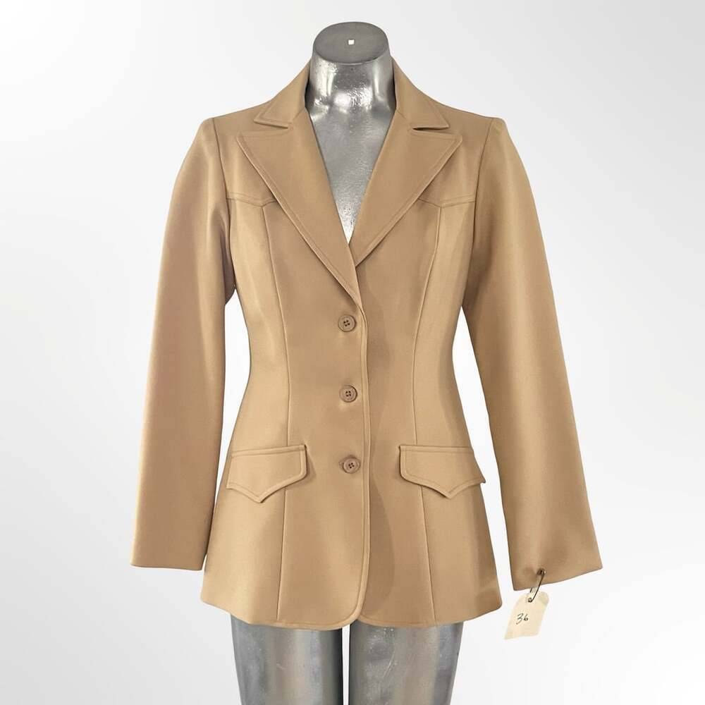 Vintage H Bar C California Ranchwear Tan Western Blazer Jacket