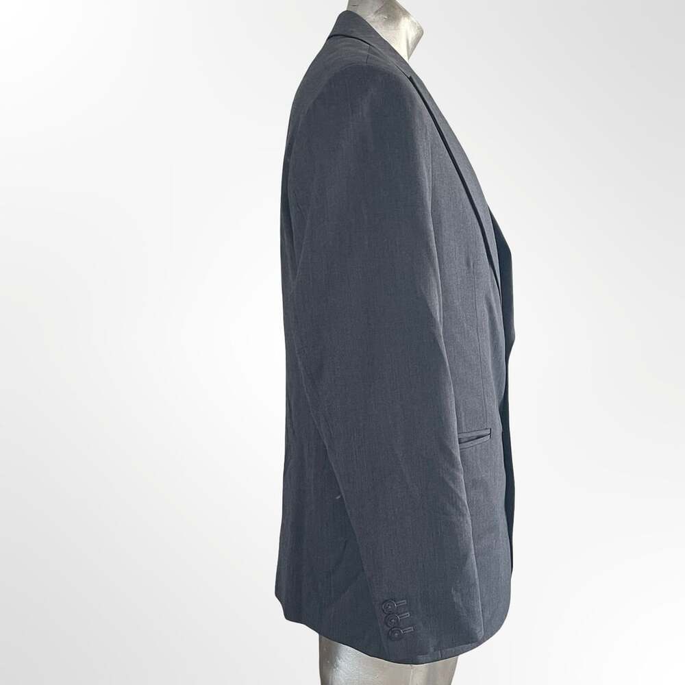 Mapledoram Reproductions Men's Charcoal Grey Peak Lapel 2-Pc Jacket