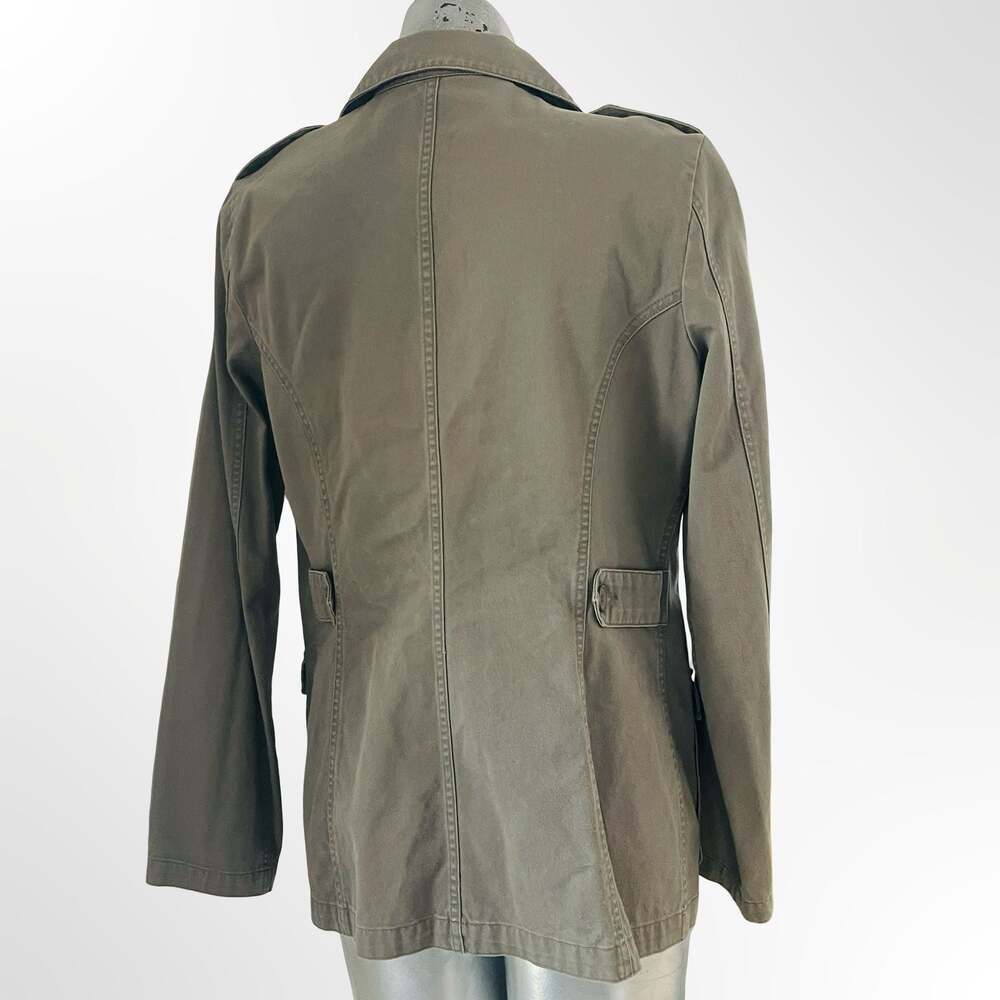 H&M Divided Olive Green Utility Military Style Jacket