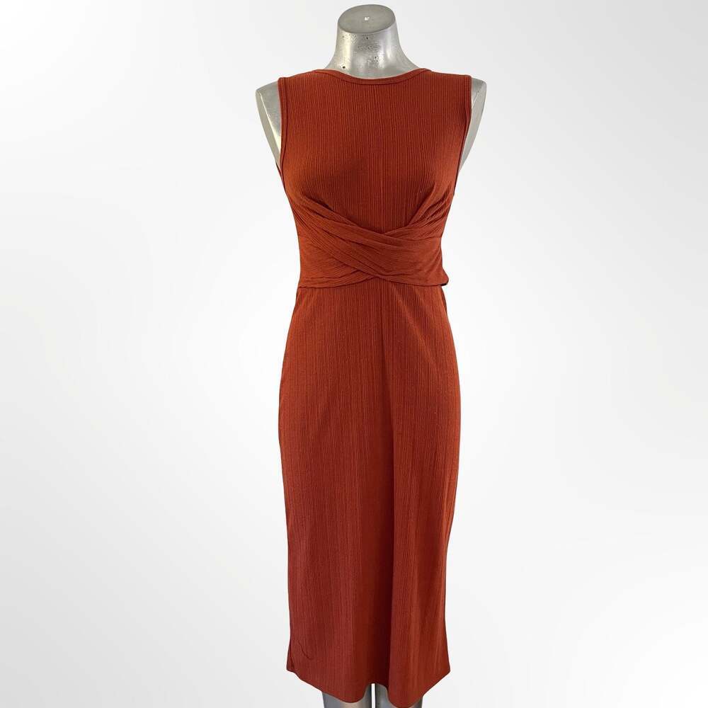 Lush stretchy midi summer dress in size L