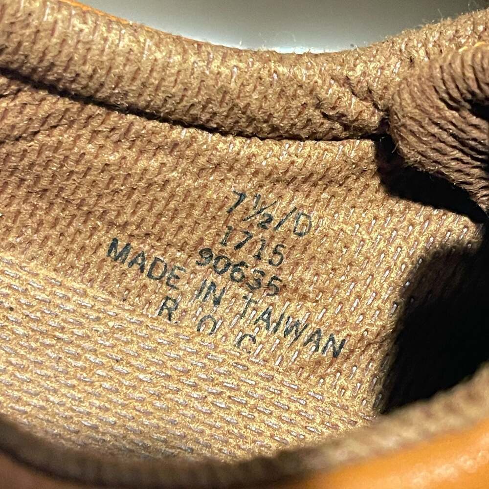 Vintage NWT Barclay Freesports Brown Leather Moc Toe Oxford