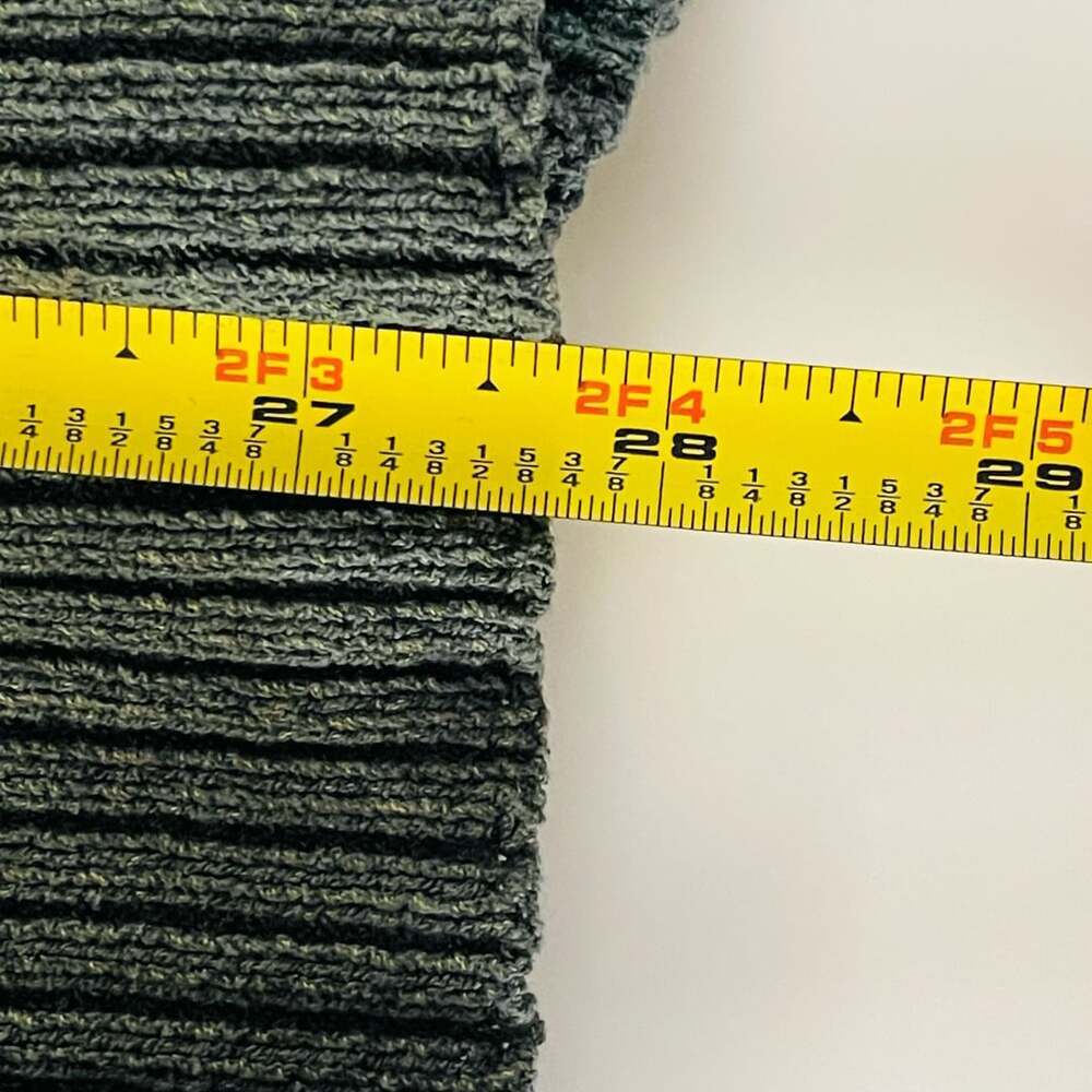 Vintage C.P. Company Full Rib Knitted Cotton Long Sleeve Polo Sweater