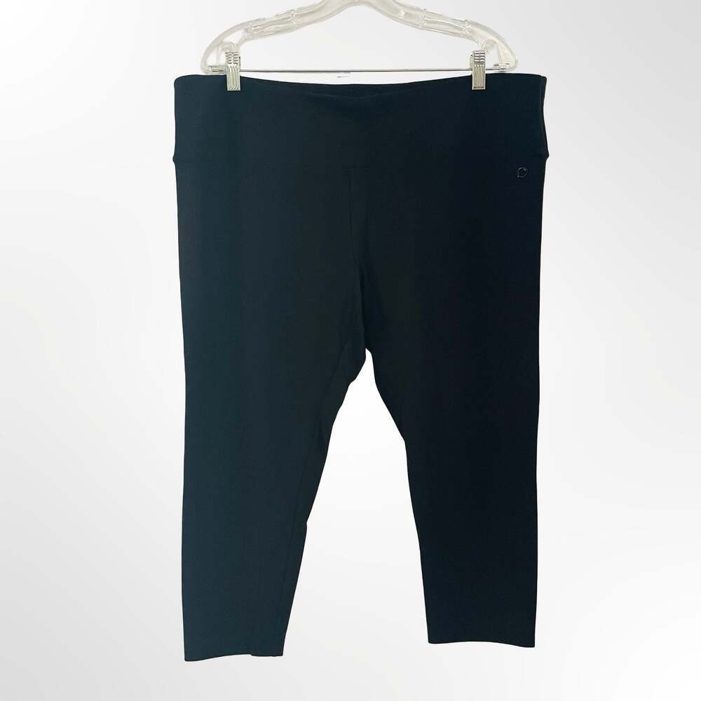 Calvin Klein Performance Stretch Black Leggings, Size 2X