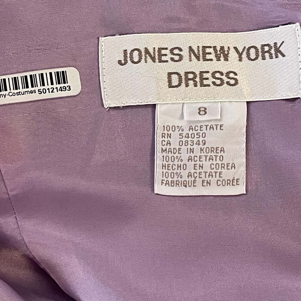 Jones New York Sleeveless Sheath Cocktail Dress Lavender Size 8