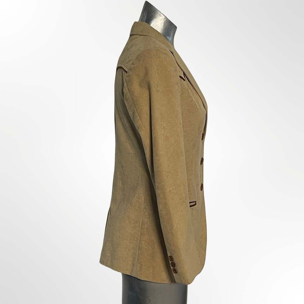 Sachel Brushed Buff Suede Ladies Blazer