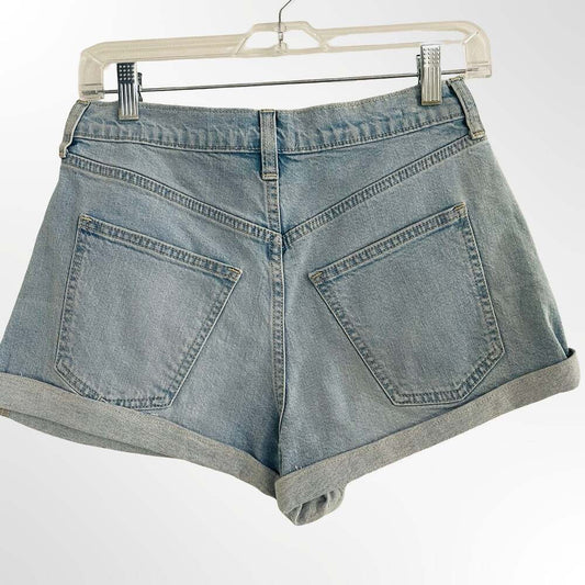 Universal Thread 90s Cutoff Jean Shorts Light Wash Cuffed Size 4/R