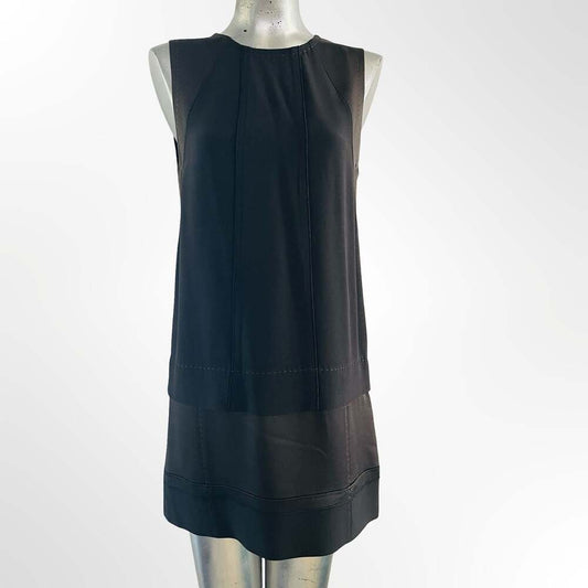 Vanessa Bruno Patchwork Sleeveless Shift Dress Size 38