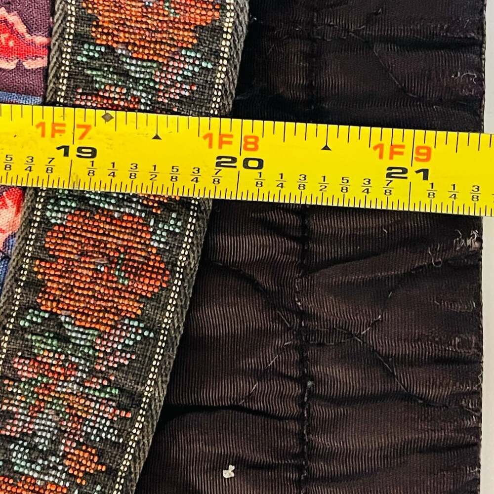 Vintage Floral Quilted Open Front Jacket