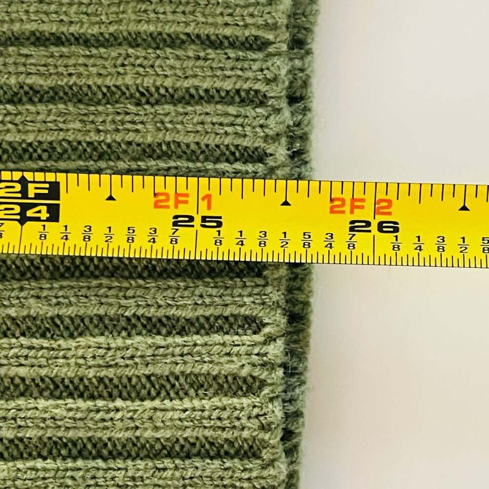 Vintage Landmark 1980s Fair Isle Pattern Acrylic Crewneck Sweater Green Size L