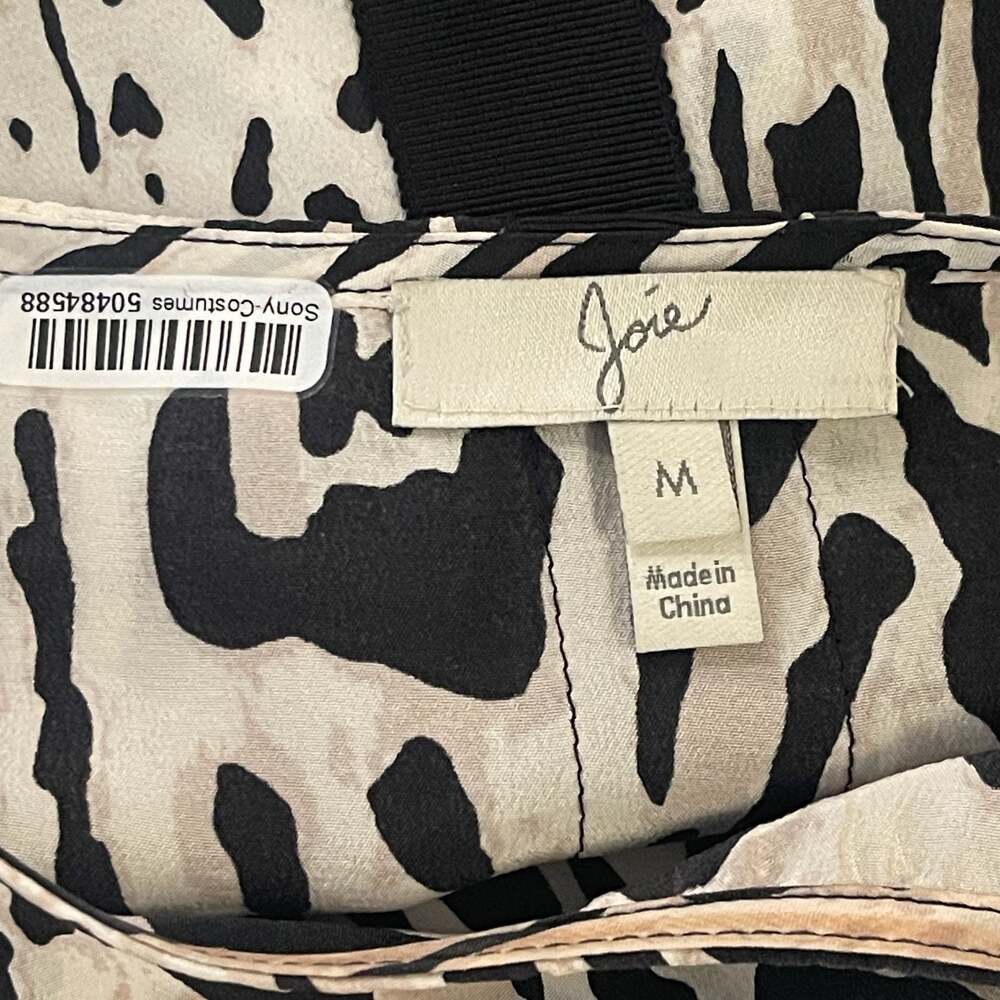 Joie Women's 100% Silk Sleeveless Animal Print Tank Top