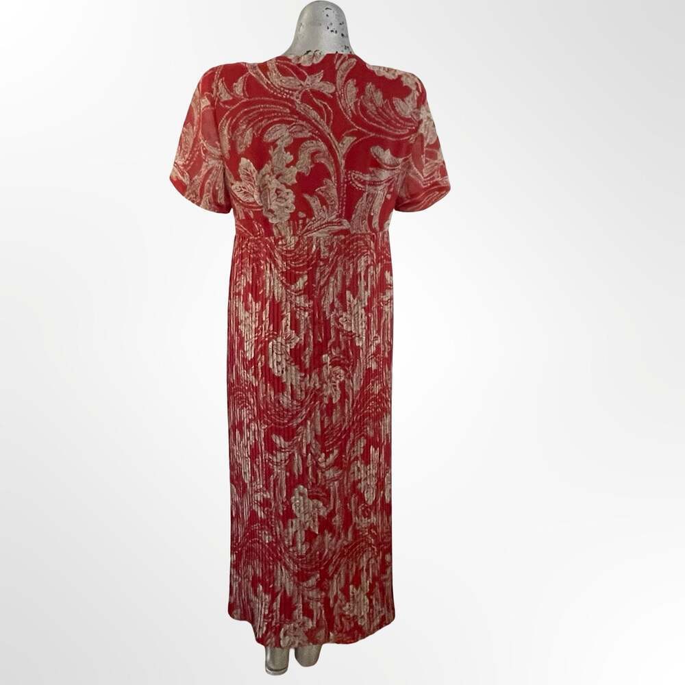 Vintage Liz Claiborne Maxi Dress- Floral Button Down Dress