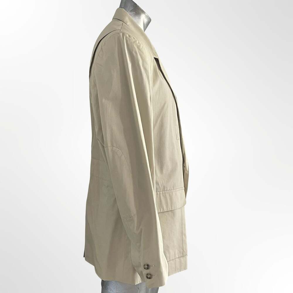 Banana Republic Vintage 100% Cotton Safari Utility Blazer Jacket Size 42