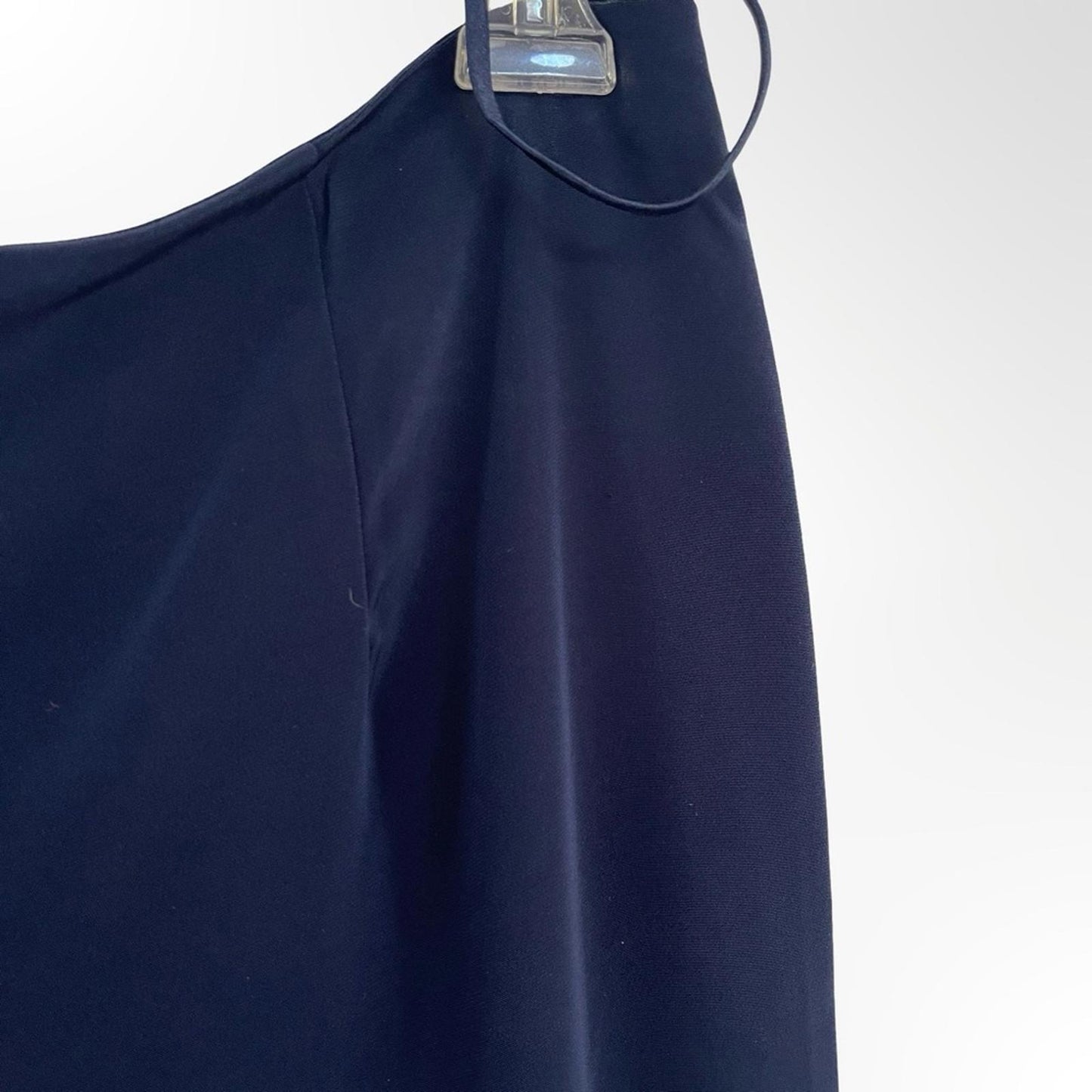 Jovani Navy Flare Pants in size 12 with 47" length