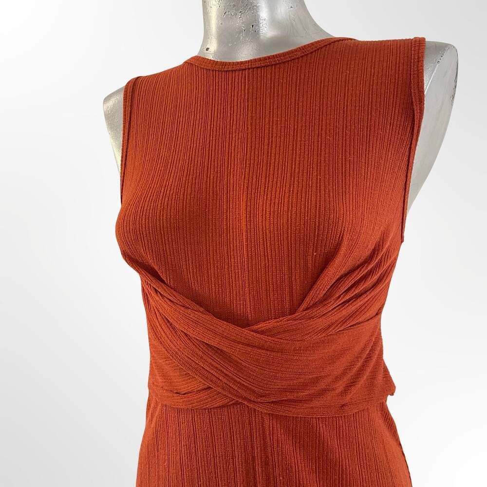 Lush stretchy midi summer dress in size L