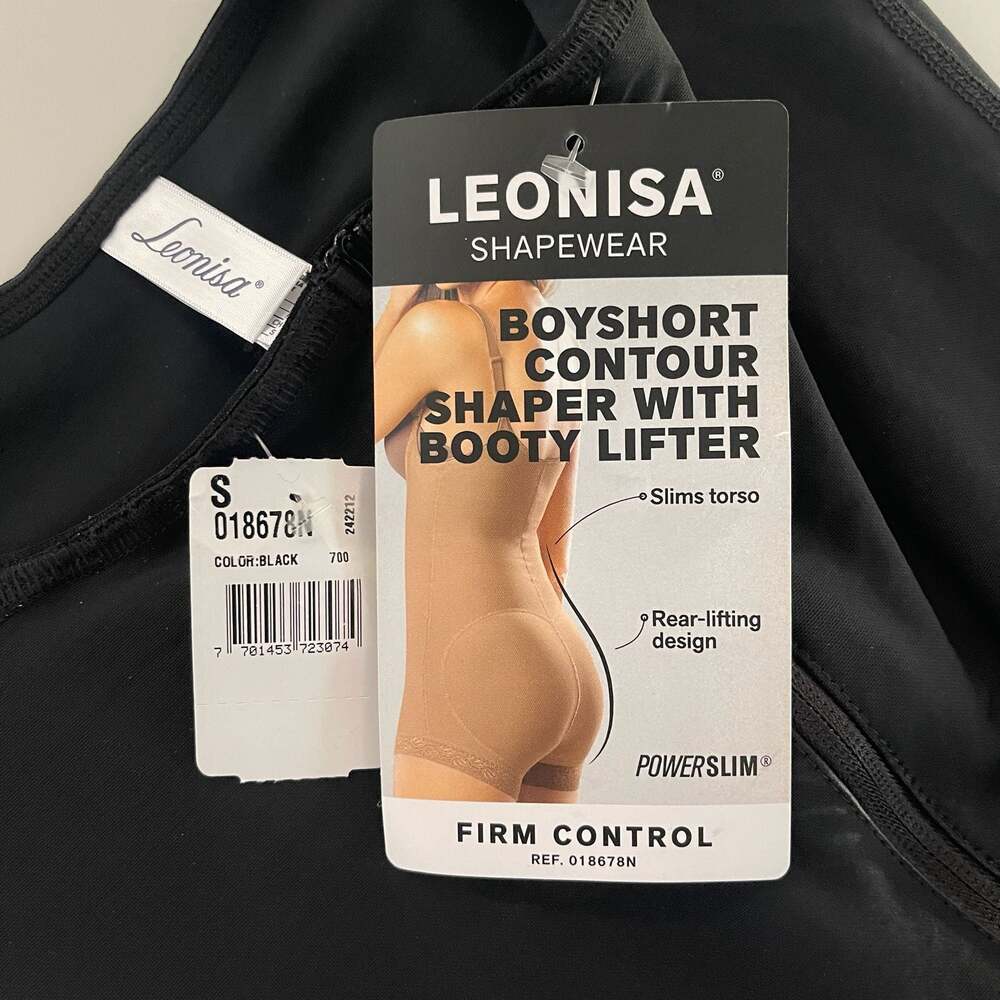 Leonisa Firm Control Boyshort Contour Shapewear with Booty Lifter Model 018678N