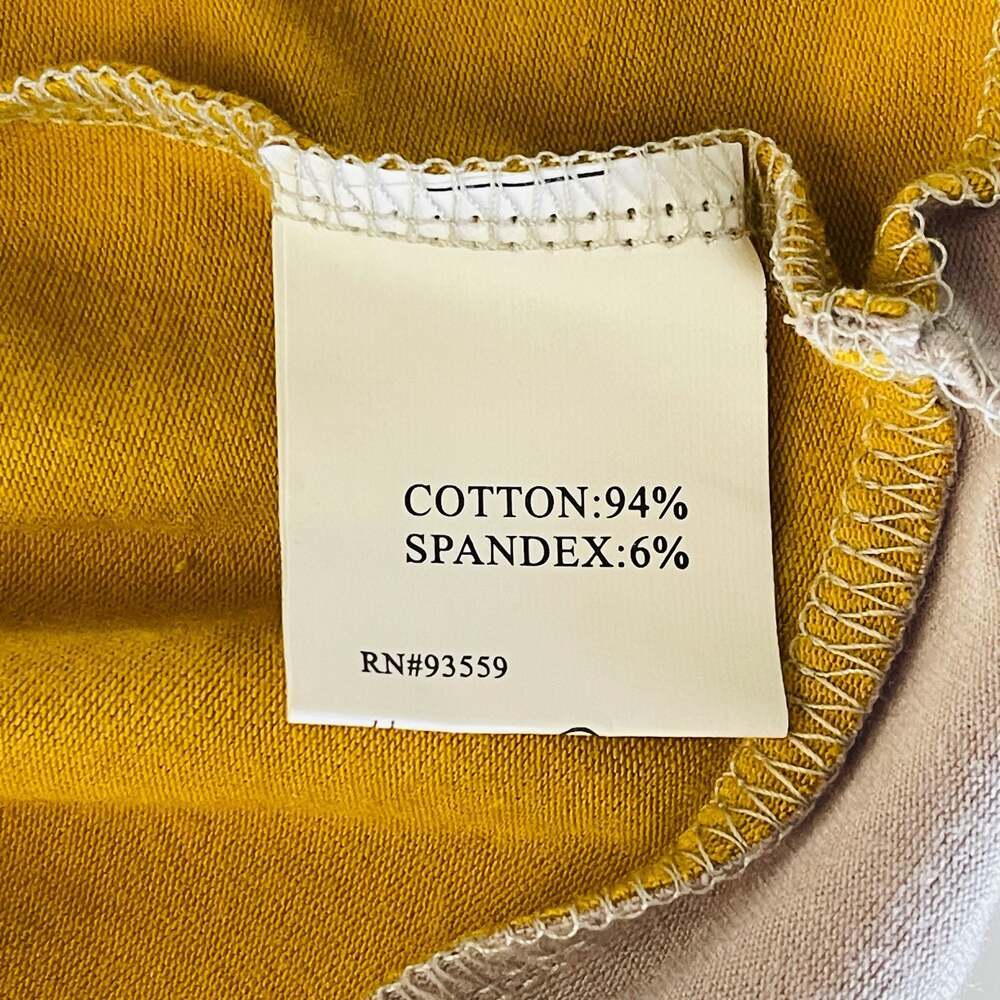 Gioia Fashion One Shoulder Dress Yellow Striped Bodycon Mini Size L