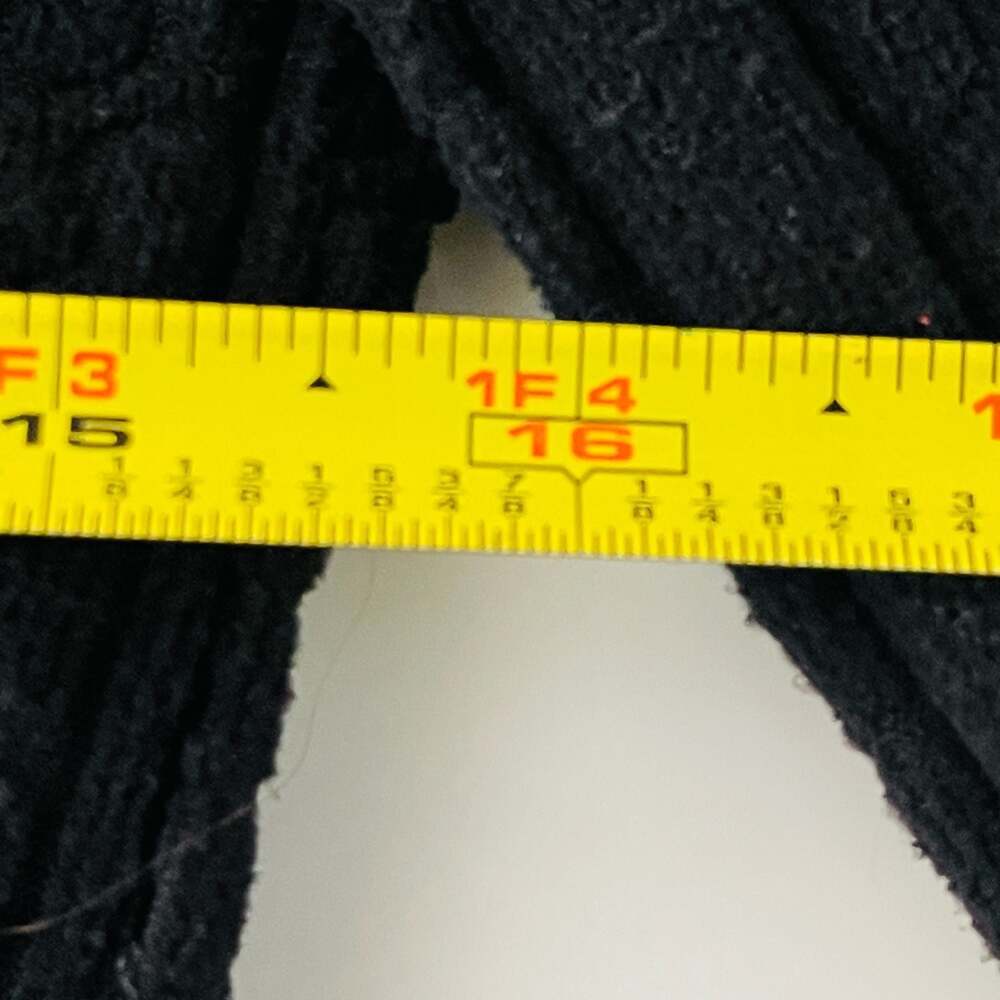 Vintage Black Ribbed Knit Long Sleeve Polo Collar Bodysuit